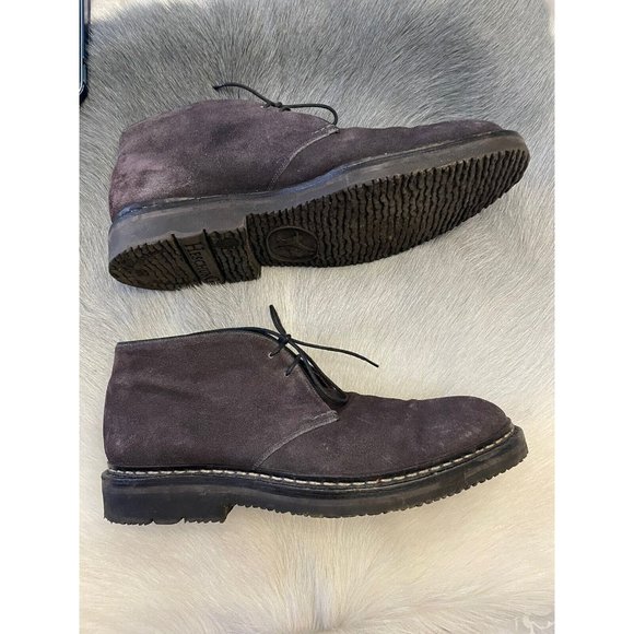 Heschung Genet Desert Brown Chuka Suede Dress Boots UK Size 7.5 US size 9 - Picture 14 of 14